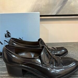 Lanvin Classic Black Leather Loafers